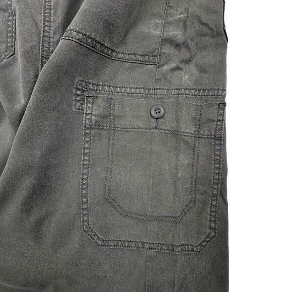 NWT American Eagle Y2K Vibe Lyocell Cargo Maxi Skirt Gorpcore Utility Gray 2 - Picture 6 of 16